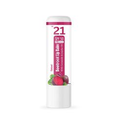 IM 21 Tinted Beetroot Lip Balm with SPF 50 PA+++ – Moisturizing Chapstick with Ceramide & Kojic Acid (Pack of 2)